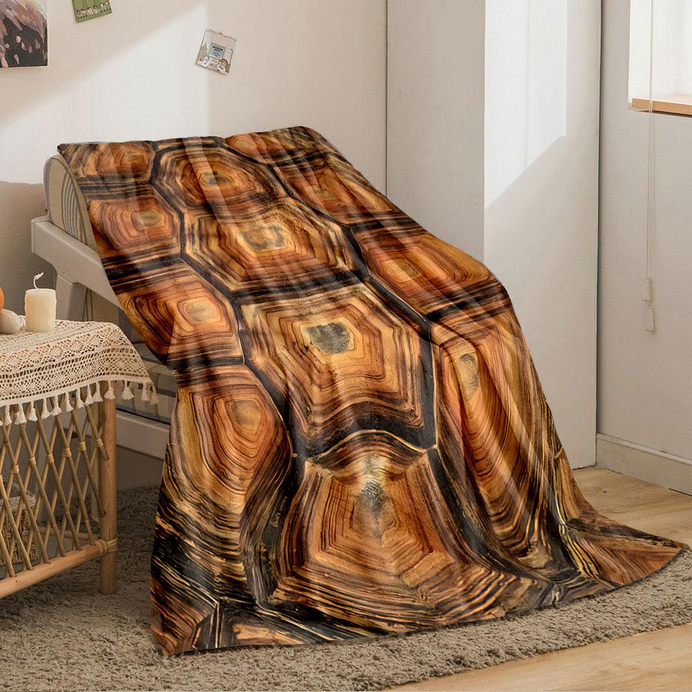 Tortoise Shell Pattern Blanket for all seasons blanket lunch break throw gift