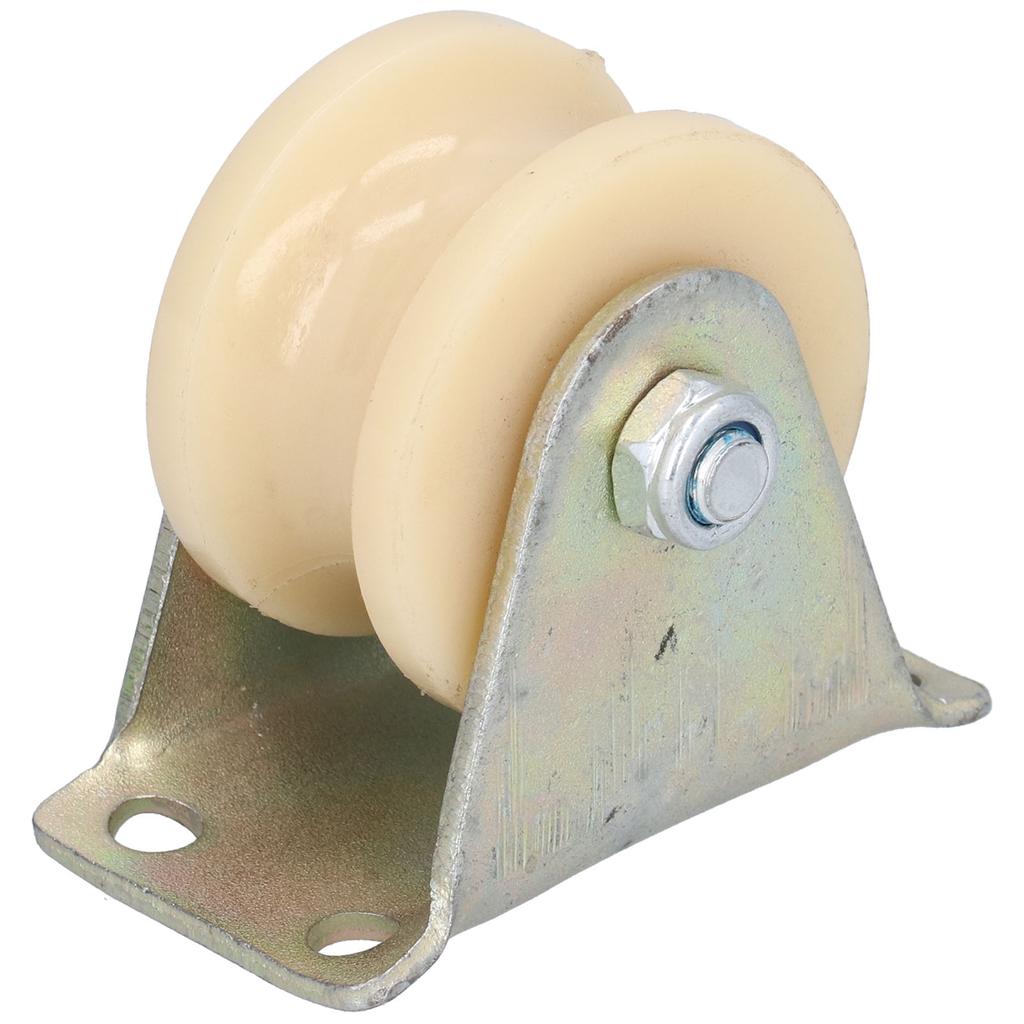 50mm UType Groove Wheel Heavy Duty Wire Rope Rail with 2.5mm Bracket for Lifting Equipment