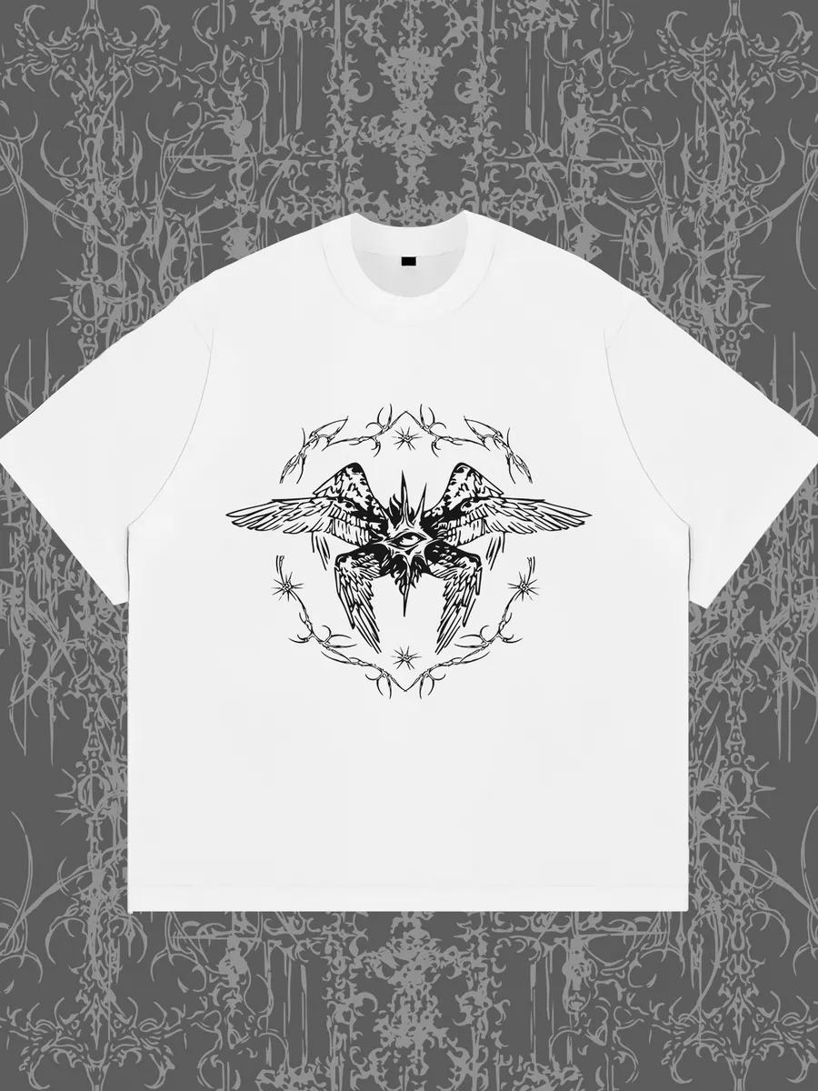 Oversized Gothic girl T-shirt M