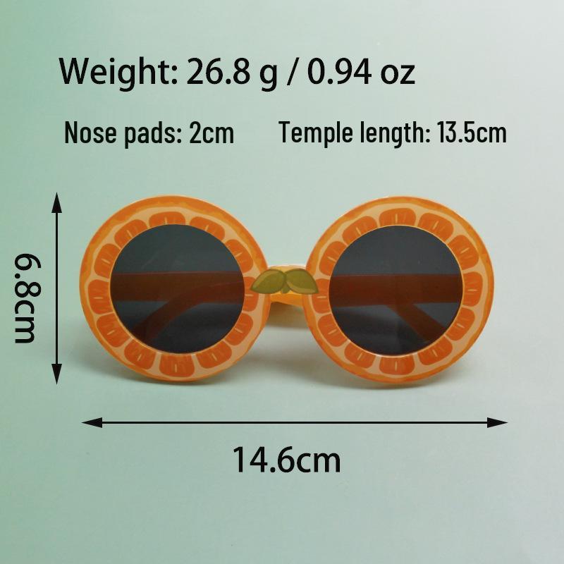 Hawaiian Party Sunglasses – Fruit-Shaped Watermelon, Strawberry, Pineapple, and More Summer Beach Fun Props