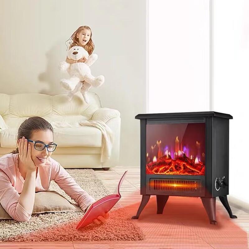 Dekasen 3D Flame Fireplace Heater
