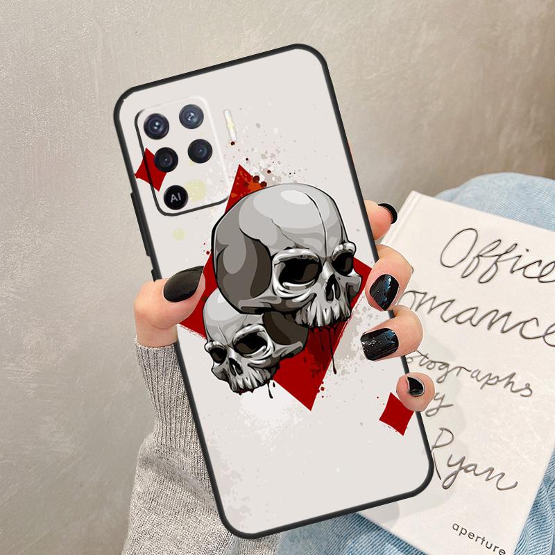 POKER PLAYING CARDS Case For Oppo A54 A74 A94 A17 A57 A77 A76 A16 A96 A18 A60 A80 A40 A38 A58 A78 A98 A15 A5 Pro
