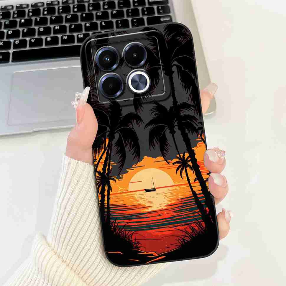 Spring Flower Case For Infinix Note 40 5G Cover Silicone Soft Shockproof Funda For Infinix Note 40 X 40X Note40 Note40X Casing