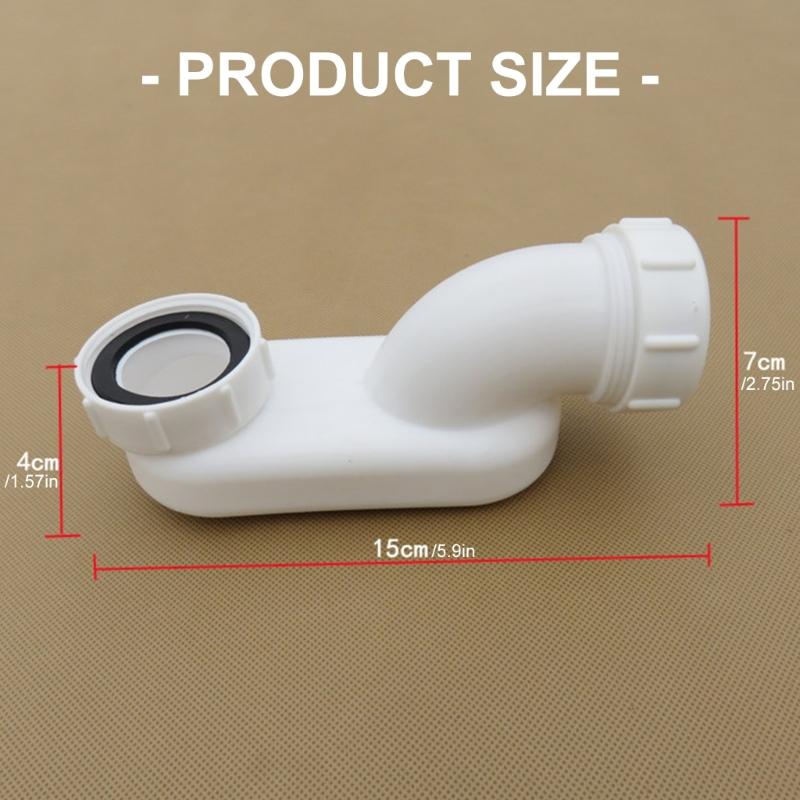 Practical Sturdy Plastic Adjustable Drain Pipe Threaded Connection Leakproof Designs Efficient Water Flows Daily Use