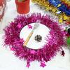 2/40M Colorful Foil Tinsel Ribbon Christmas Garland Xmas Tree Wrapping Ribbons Ornaments Wedding New Year Party Decor with Star