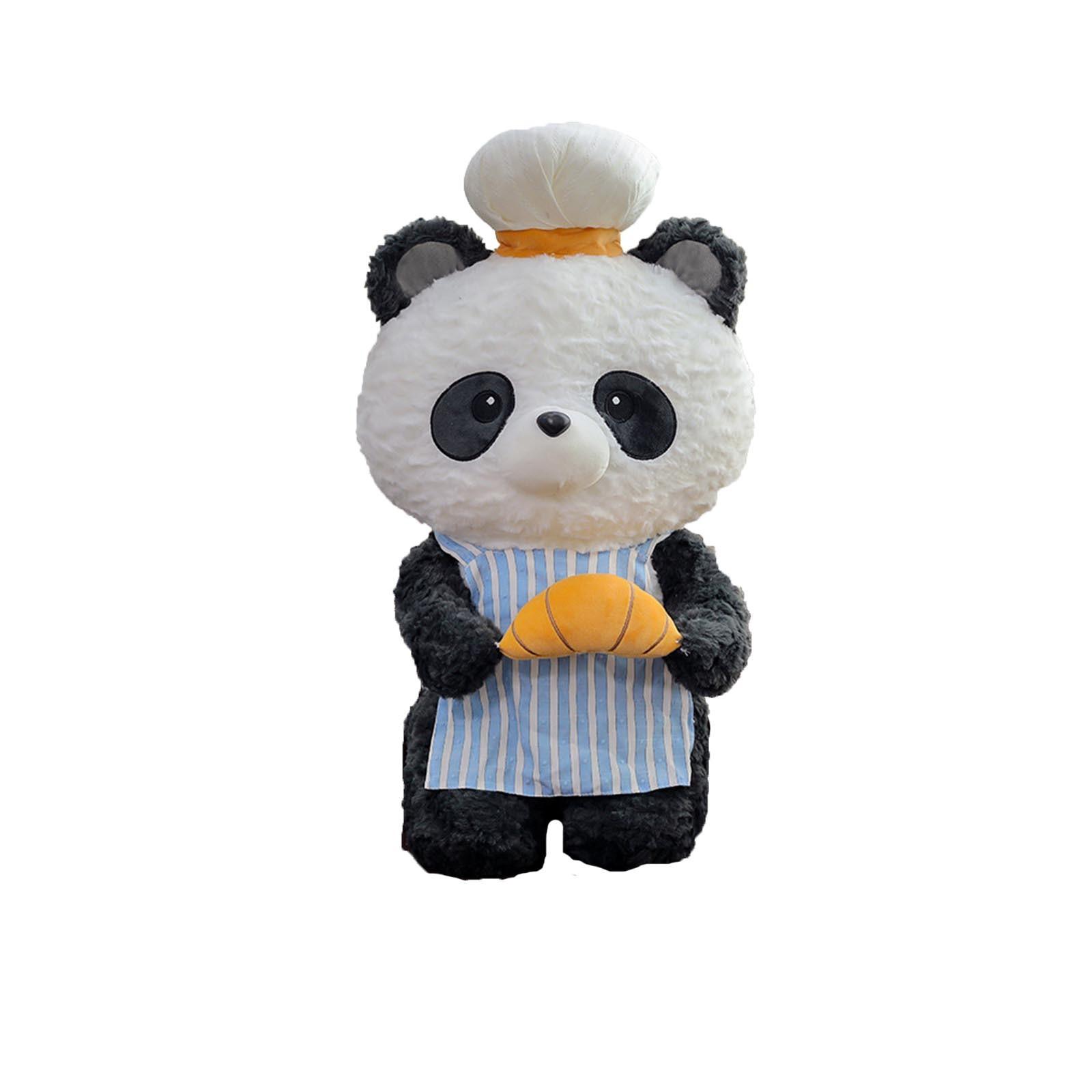 

Baking Doll Plush Toy High-value Chef Bear Doll Birthday Gift Doll One Size білий