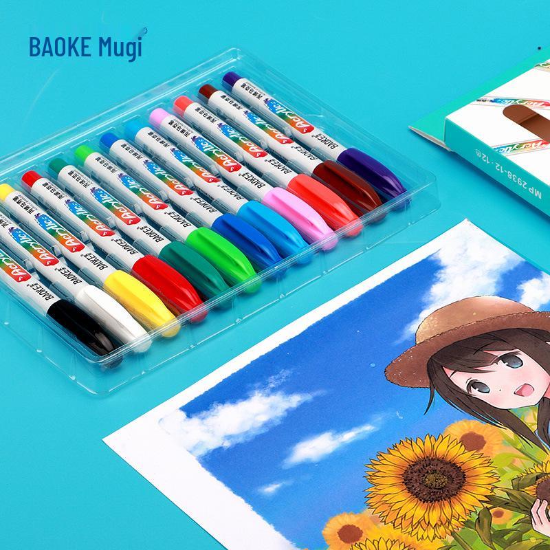 Set di Pennarelli Acrilici Impermeabili per Pittura Fai da Te - Pennarelli con Punta Morbida per Graffiti e Pittura a Mano