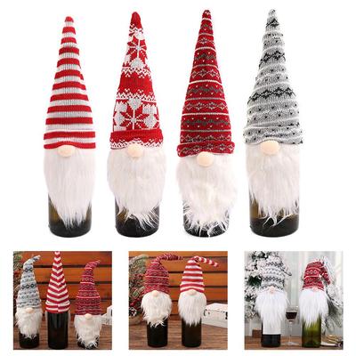 Christmas Wine Bottle Covers Gnomes Wine Bottle Bags