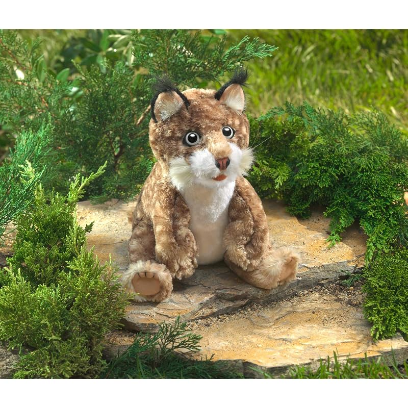 Folkmanis Bobcat kitten, brown/a