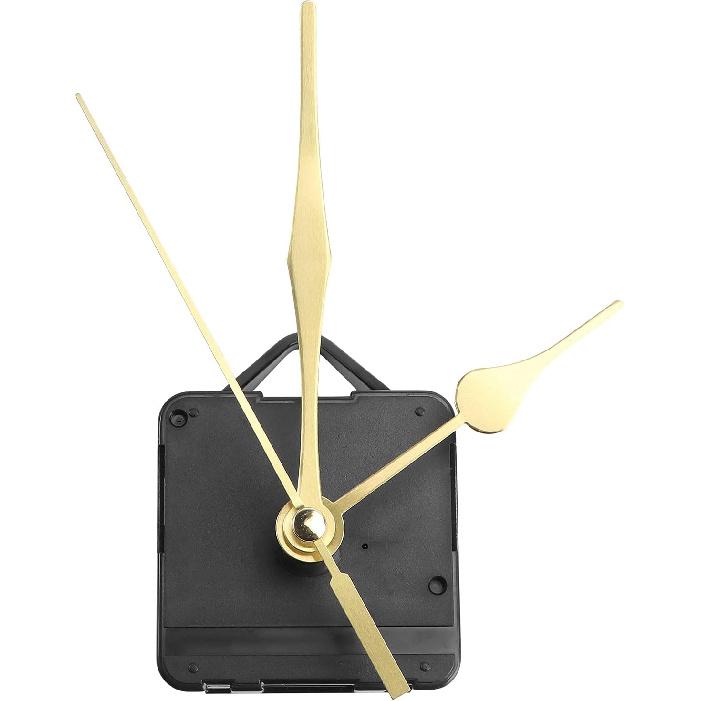 DOITOOL Silence Quartz Clock Movement Silent Clock Mechanism Long Shaft Replacement Clock Kits Wall Clock Movements Mechanism Parts with 3 Hands No