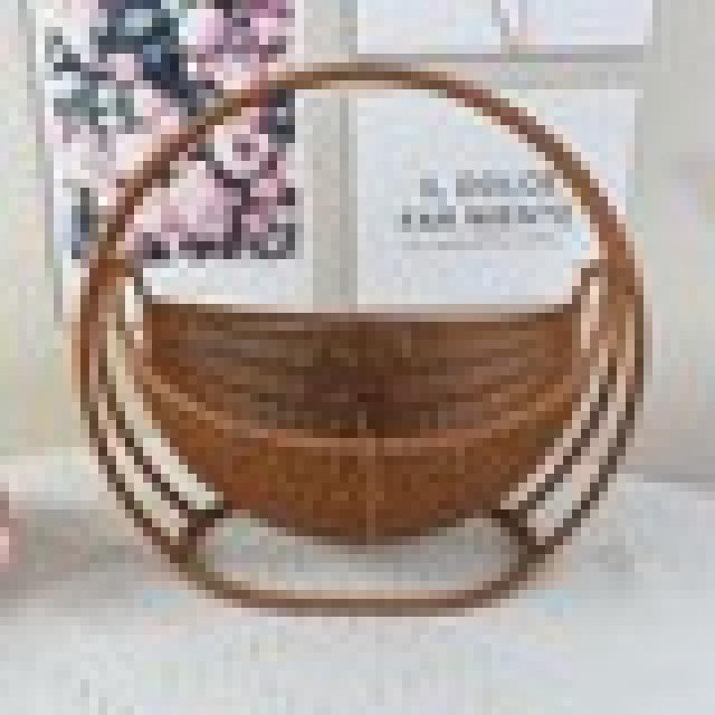 Handgeflochtener Hängekorb im Rattan-Stil für Obst & Snacks