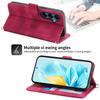 For Samsung Galaxy S26+ Case Flower Pattern PU Leather Wallet Phone Cover with Strap