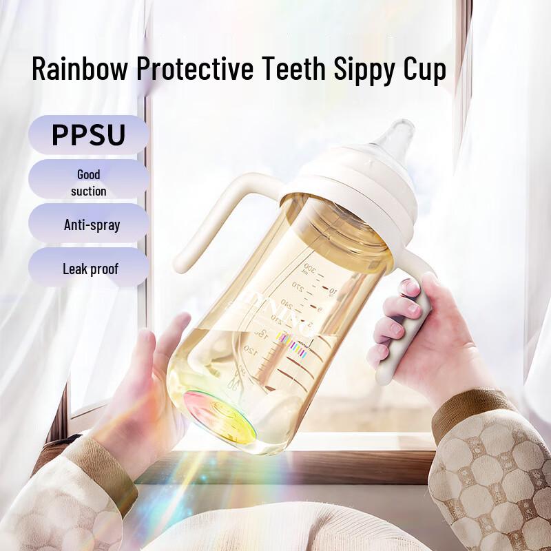 YOUKEBEI PPSU 3-в-1 Детская бутылочка с трубочкой и обучающая чашка