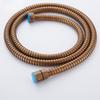 Retro Antique Brass Shower Head High Pressure Handheld Shower Head with Hose Bracket for Bathroom Shower System Accessories
