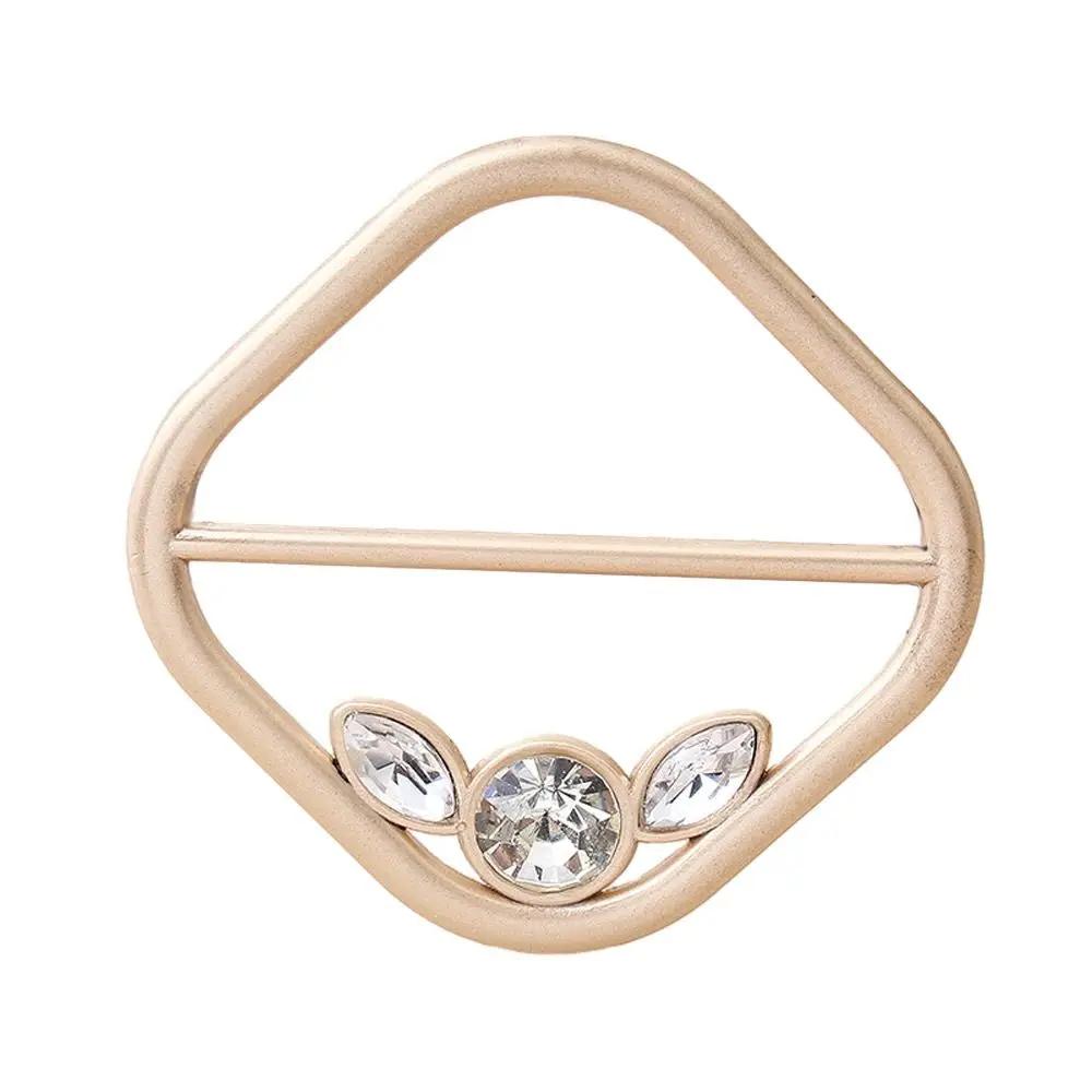 1Pc Scarf Buckle Scarf Ring Shawl T-Shirt Clip Brooch Waist Buckle Silk Clasp Clips Fashion Jewelry