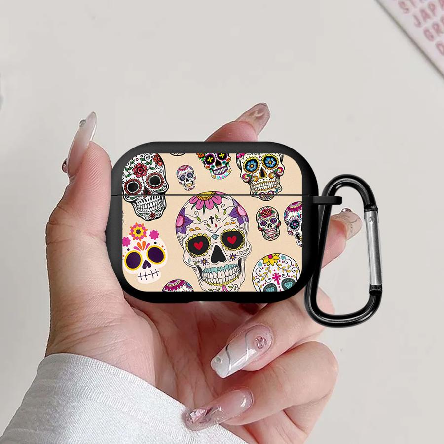 

Модный Чехол с Граффити Черепом для Airpods Pro3 2 Pro2 3 Pro 4 1 Чехлы-Крышки для Наушников Airpods Pro 2