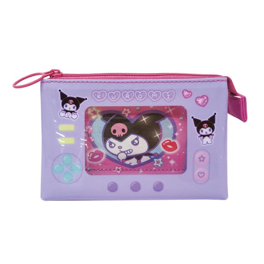 K Company Sanrio Characters (Munekyun Memories) Game Console Style Pouch Kuromi SAM-GP-KU
