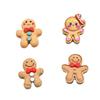 Creative Christmas Cartoon Gingerbread Man Keychain Pendant