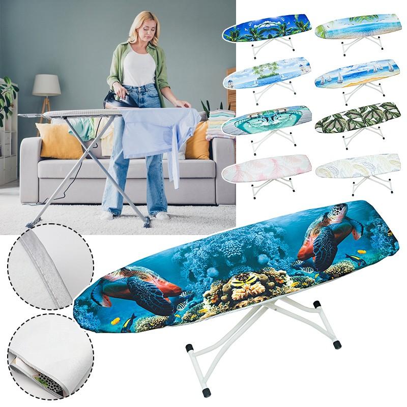 Canvas Ironing Board Cover Heat Resistant Printed Ironing Board Cover Ironing Board Accessories Protector Cover Home Decor