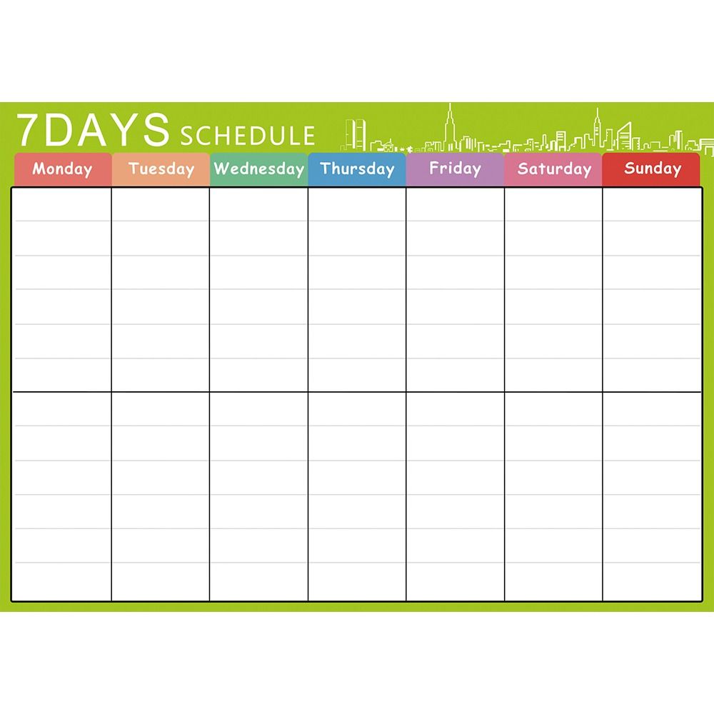 

Стираемый Магнитный Месячный Планировщик 12 X 16 Органайзер для Сообщений INS Календарь Белая Доска Кухня 2