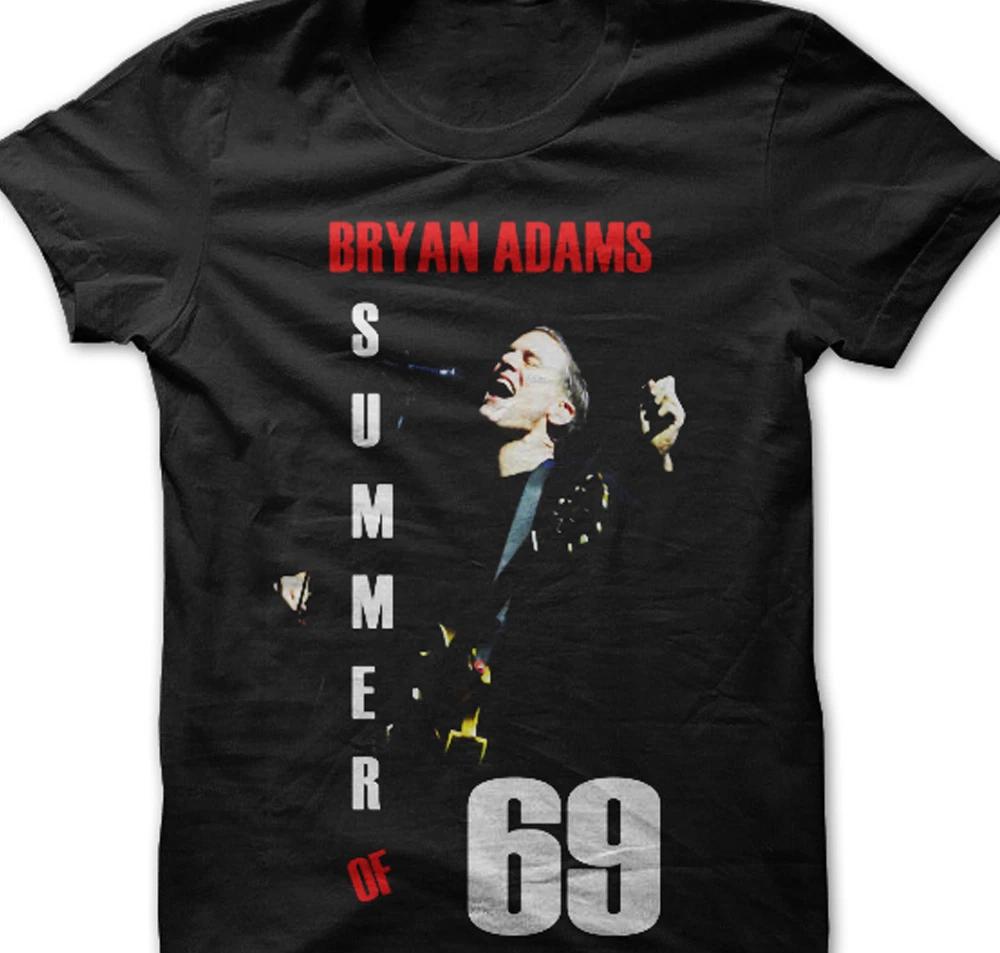 Men s and Women s T-shirts Bryan Adams black short sleeve S-5Xl XXXXL