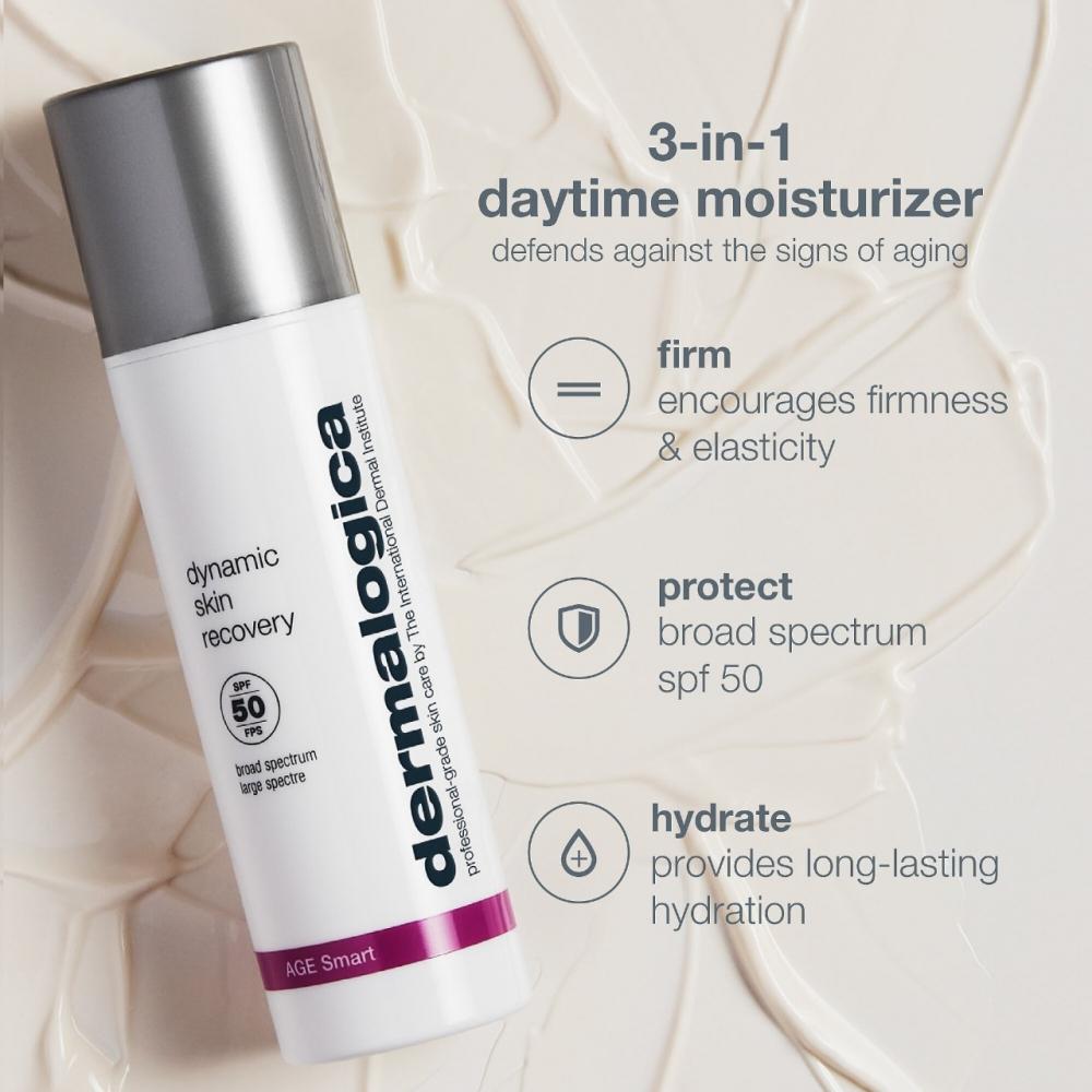 Dermalogica Dynamic Skin Recovery Moisturizer Sunscreen Spf 50 .5 Oz   15 Ml .5 Oz   15 Ml