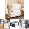 Cloud Heart Quilt Storage Bag With Clear For Bedroom Organizer And Travel Use