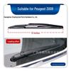 Compatible Rear Wiper Blade Rubber Strip for Peugeot 307, 206/207, 2008/3008/4008/5008