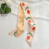 Long silk scarf, high-end new versatile hair tie streamer, atmosphere ribbon, spring and summer decorative scarf, tied bag streamer