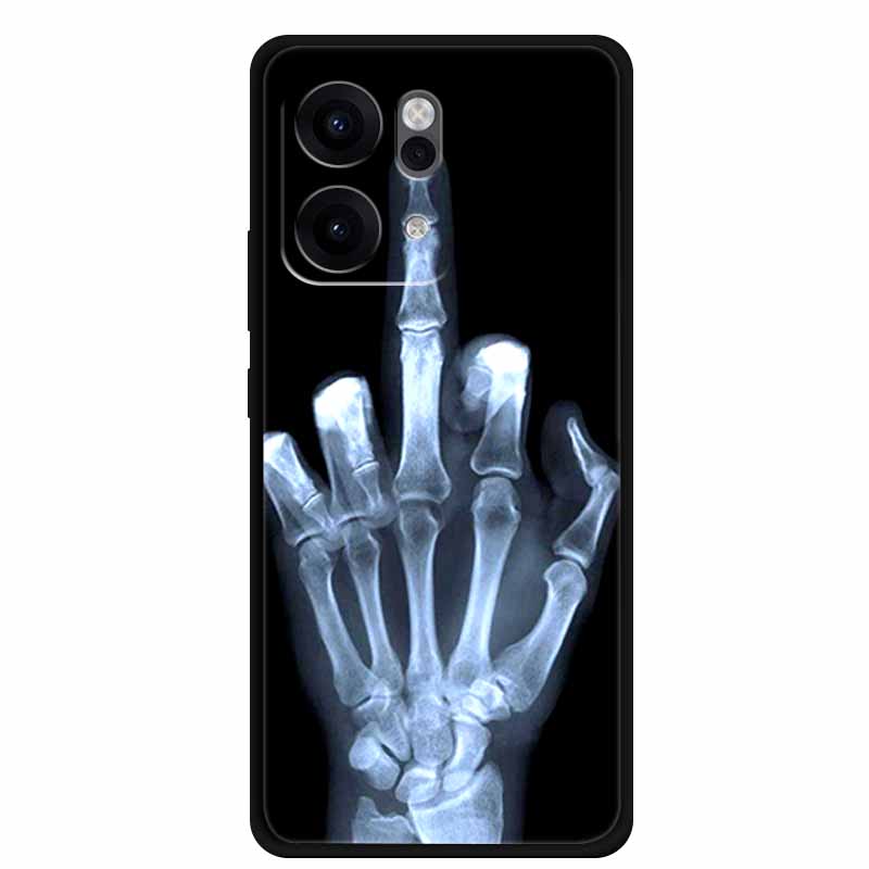For Oppo Reno14 Pro 5G Case Animals Soft Silicone TPU Phone Cases Back Cover for Oppo Reno 14 Lion Shockproof Cool Wolf Capa