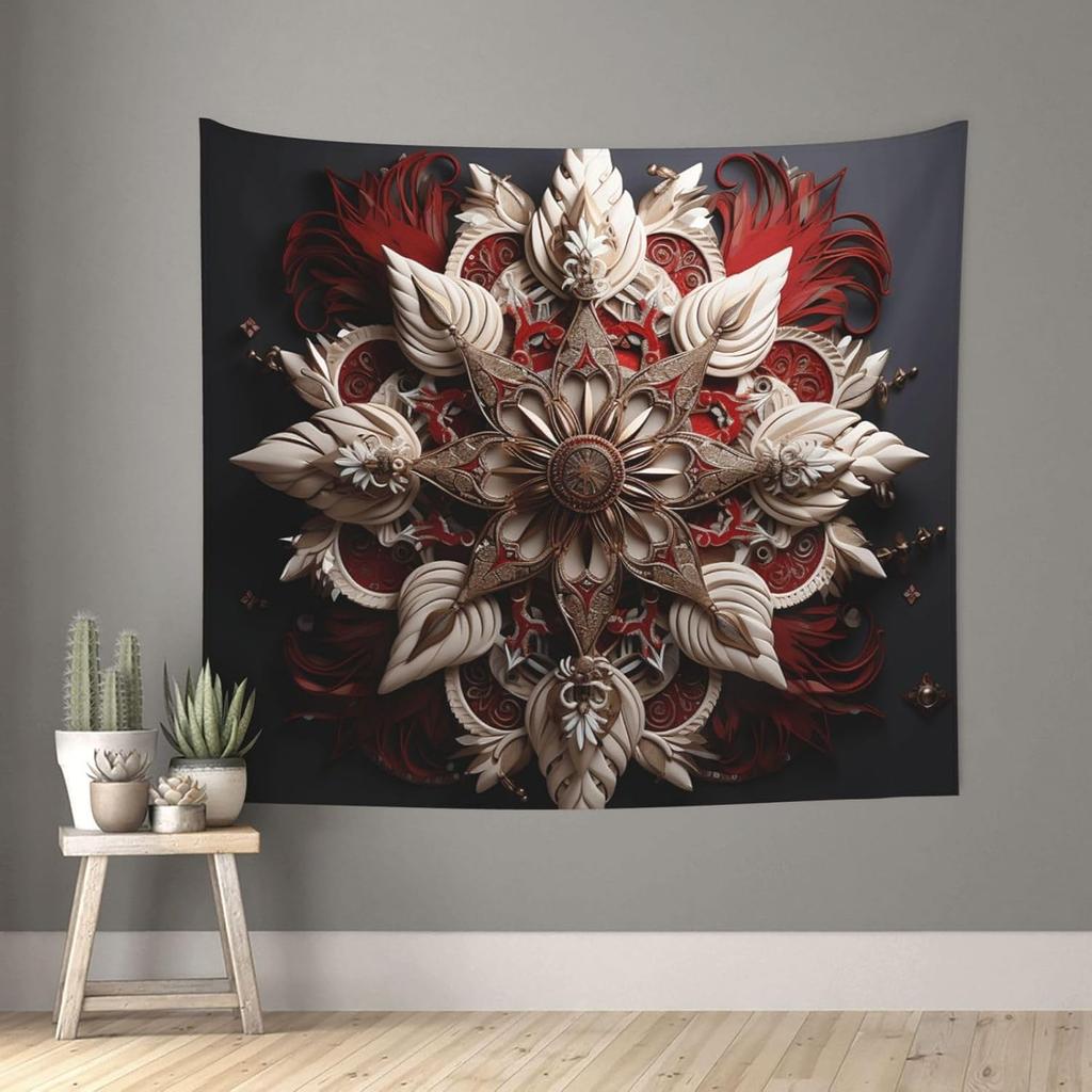 Hanging For Living Room Retro Skull And Roses Tapestry Modern Art Wall Blanket Aesthetic Tapestrys Indoor Outdoor Tapestries