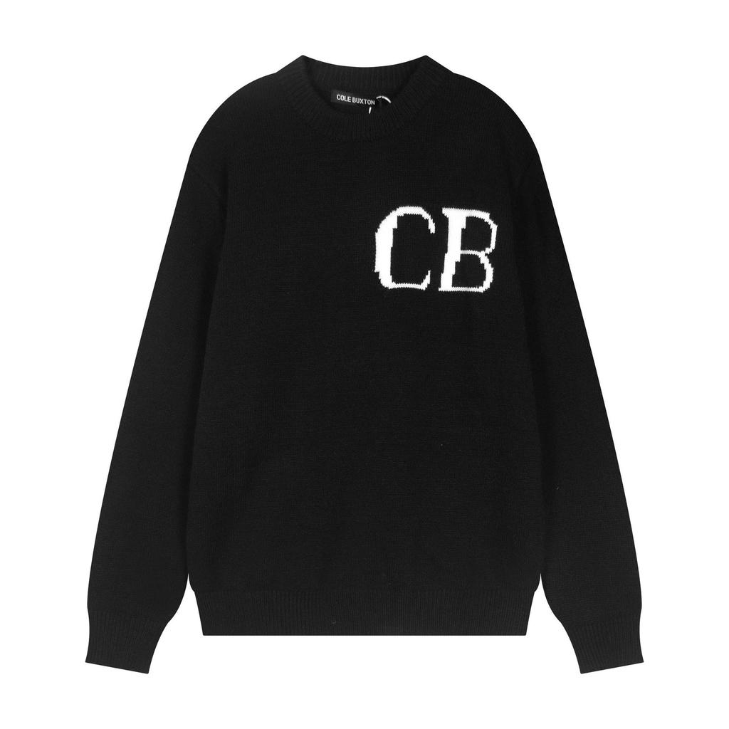 Neuer Cole Buxton Street Style Buchstaben-Slogan Unisex Strickpullover