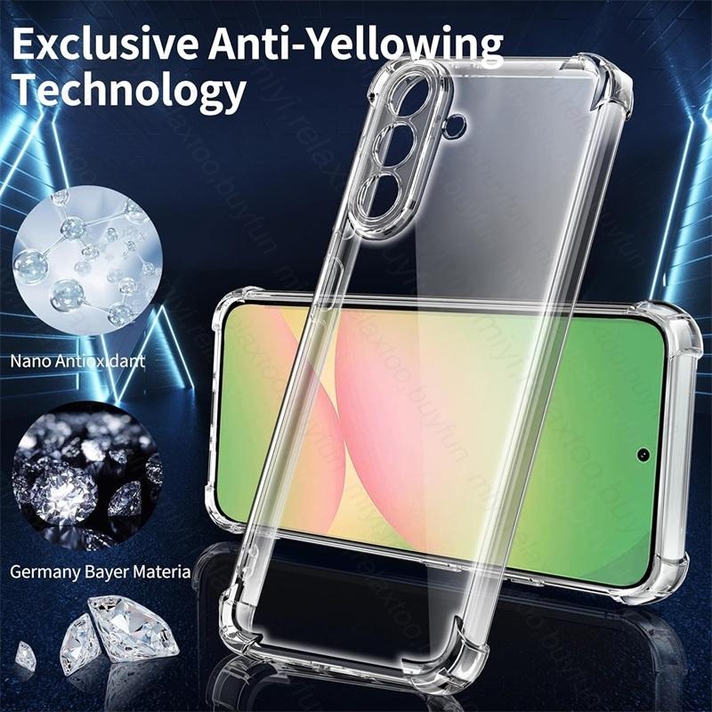 Przezroczyste etui Sumsung A56 5G Dla Samsung Galaxy A56 5G Ultra-cienkie Przezroczyste Kryształowe Miękki Silikon Tylna Pokrywa SamsungA56 A 56 56A