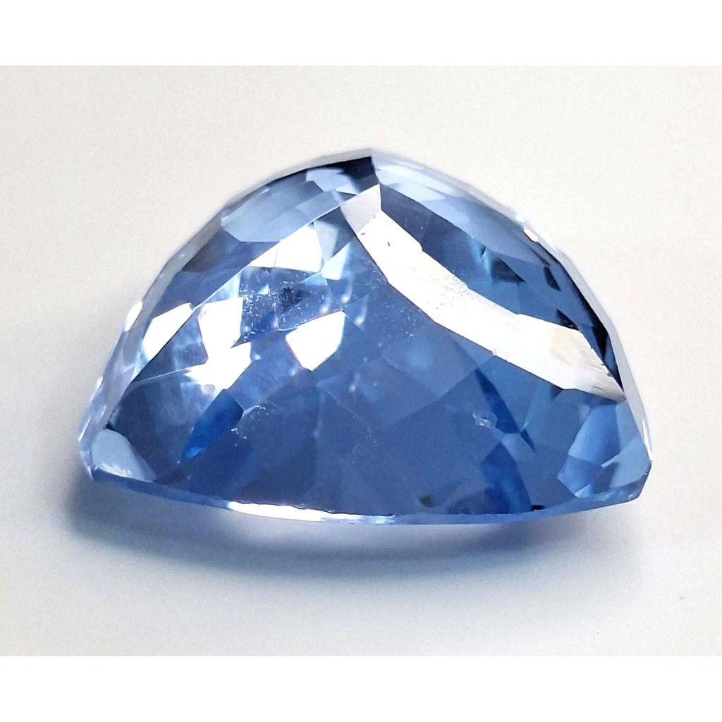 Sky Blue Aquamarine Natural 49-51 Ct Trillion Cut Fabulous Certified Gemstone
