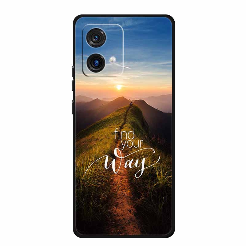 Per Motorola Moto G84 G54 5G Custodia Lusso TPU Morbido Silicone Cover Posteriore per Moto G54 MotoG84 Protettiva Antiurto Fundas