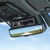 Tsuchiya Yac ZE-64 Car Interior Supplies SLIM Support Mirror Black Width approx. 150 x Height approx. 30 mm