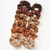 12Pcs Women Satin Hair Scrunchies, Mixed Colors Fashion Hair Rings, High Elasticity Soft Comfortable Hair Accessories