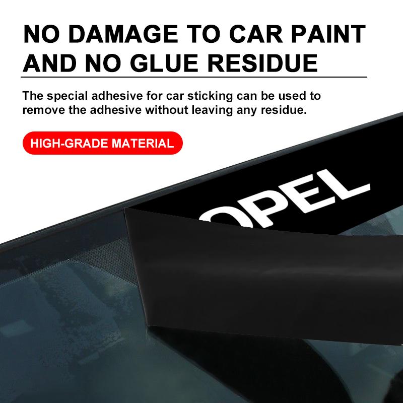 Car Front Windshield Stickers Front and Rear Decorative Emblem For Opel Insignia Astra Antara Meriva Zafira H G Corsa