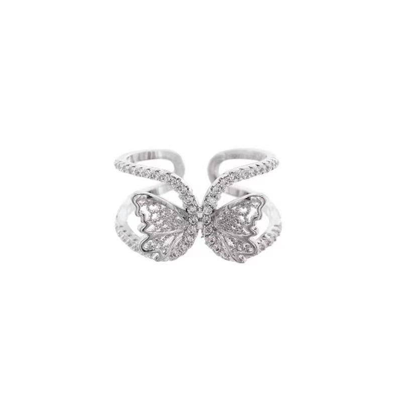 2021 Trendy Butterfly Ring for Women - Fashionable, Minimalist, Cool Niche Design