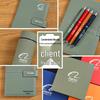 Customizable Business Notebook Gift Set with Logo: Includes Notebook, Pen, and USB Drive - Ideal for Company Meetings and Souvenirs.