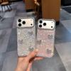 Three Crystal Heart Phone Case for iPhone 17 Pro Max, 15 Pro, and IP11/12/16