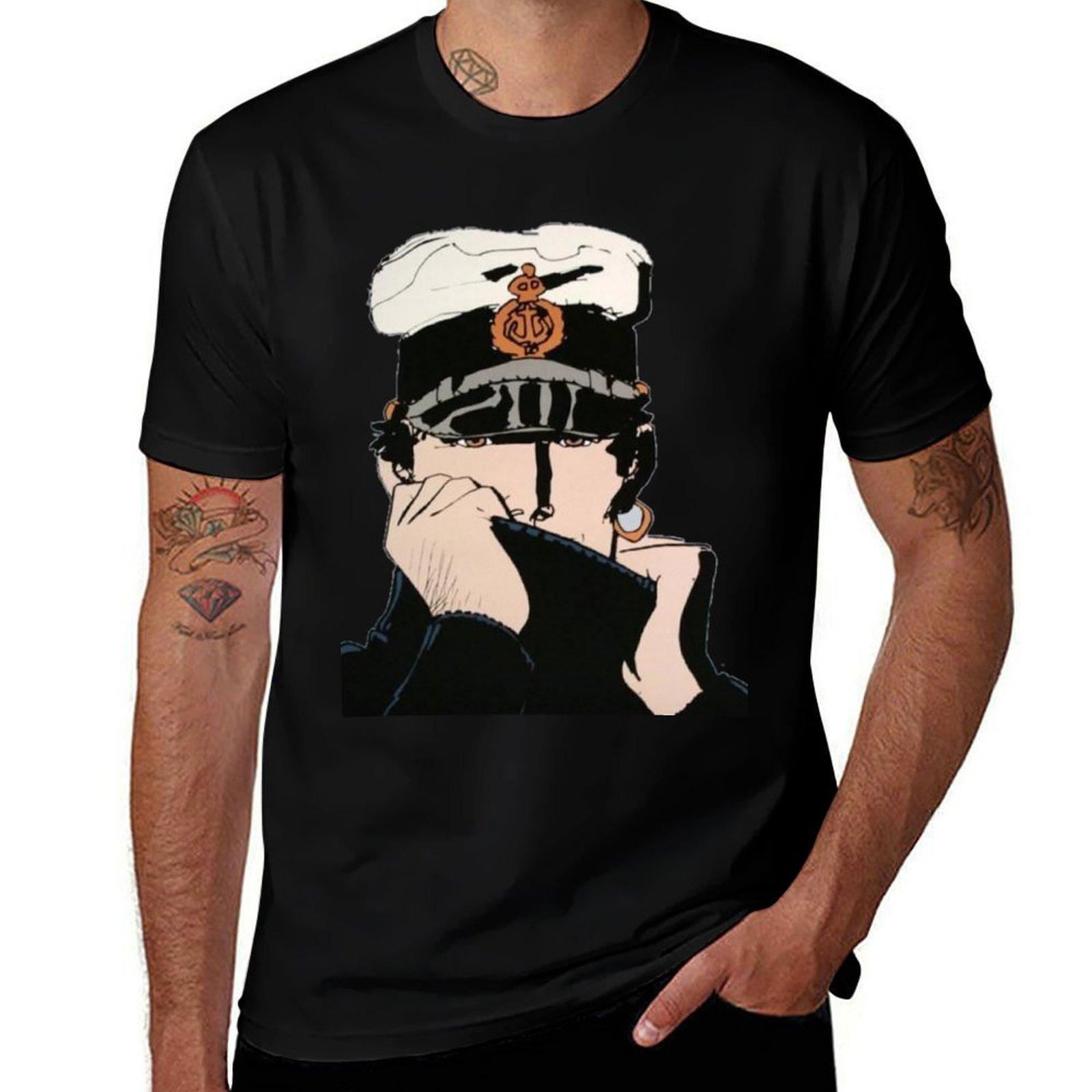 

korto maltese Футболка чудові футболки графічна футболка великі розміри топи Чоловіча футболка 4XL