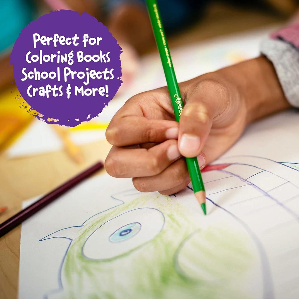 Crayola Colored Pencils, 50 Colors, Vivid Colors, 684050 (Authentic Product)