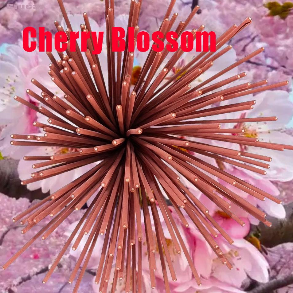 Temu Xi Yin Cherry Blossom Bamboo Incense Sticks - Customizable for Dropshipping