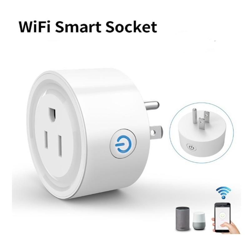 Home EU Plug Outlet 20A High Power Socket Voice Control Remote Timers With/Without Energy Monitoring