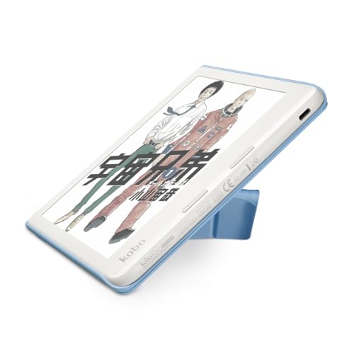 Kobo Libra Color (Black) Sleep Cover (Dusk Blue) Set / Color Compatible / Writing Function / Tablet / Eink / 7 Inch / E-book Reader / 32 GB