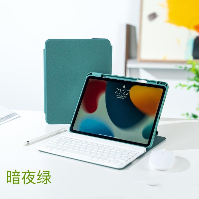 IPad 11th Gen Case With Rotating Stand Keyboard Cover Stylus Slot Auto Sleep/Wake PU Leather Air 11 Pro