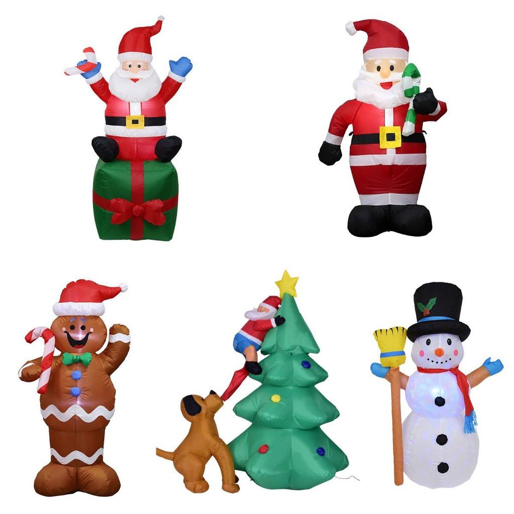 Giant Christmas Inflatable Santa Snowman Outdoor Yard Ornament Xmas Decorations