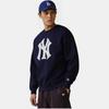 New Era MLB Series New York Yankees Printed Crew Neck Logo Long Sleeve American Sweatshirt Unisex sweatshirt Navy-Blue 13546482