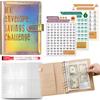 New100 Envelope Savings Challenge Laser A5 Loose-Leaf Binder Budget Binder With Cash Envelopes Money Organizer System Quality